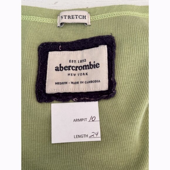 Abercrombie & Fitch Y2K Long Ribbed Tank Top M Elena Gilbert Vampire Diaries - Picture 2 of 7